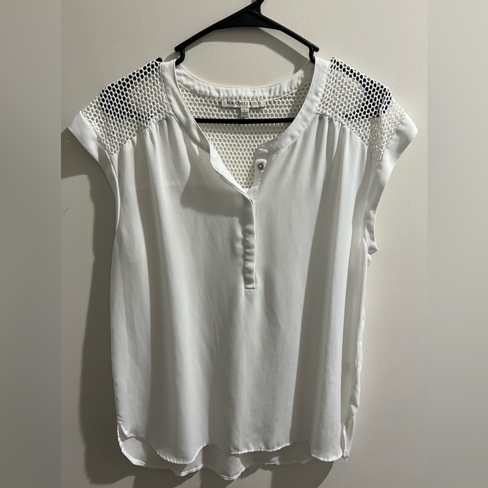 Sheer white top